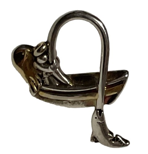 Angel catching fish boat - angel,
